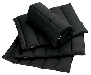 Produktbild von Equiline Gamaschen Bandagierunterlagen EQ aus Baumwolle Schwarz Größe L
