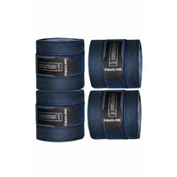 Produktbild von Equiline Gamaschen Wickelbandagen Polo 4er Set Blau