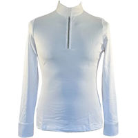 Produktbild von Equiline Gannerg Turnier-Poloshirt Reiten Damen Lila Weiß Größe M