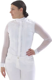 Produktbild von Equiline Giosted Reitshirt Damen Weiß Größe 42