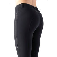 Produktbild von Equiline Grebik Kniegrip Reithose Damen Schwarz Größe 36