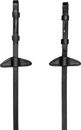 Equiline Gummizügel für Pferde mit Stopper in Schwarz – Bild 1 von 1