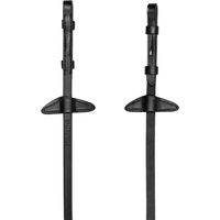Produktbild von Equiline Gummizügel für Pferde mit Stopper in Schwarz