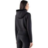 Produktbild von Equiline Gur Sweatjacke Damen aus Polyester in Rot oder Schwarz Größe M