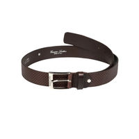 Produktbild von Equiline Gürtel Elvo Braun aus Leder mit silberner Schnalle