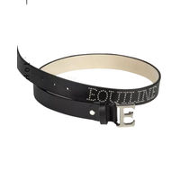 Produktbild von Equiline Gürtel Gattog Black aus Leder in Schwarz für Unisex