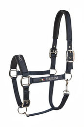 Produktbild von Equiline Halfter Timmy Blau aus Nylon für Pferde