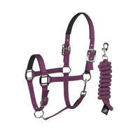 Produktbild von Equiline Halfter und Strick Set Capezza Lunghina Amaranth