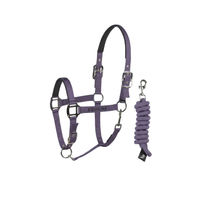 Produktbild von Equiline Halfter und Strick Set Cuates Patrician Purple aus Kunststoff in Lila