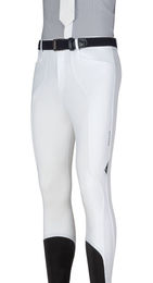 Produktbild von Equiline Herren Reithose Edukek Knee Grip Weiß