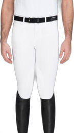 Equiline Herren Reithose Grafton mit Kniebesatz aus Baumwolle Weiß Größe 56 – Bild 1 von 7