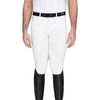 Produktbild von Equiline Herren Reithose Grafton mit Kniebesatz aus Baumwolle Weiß Größe 56