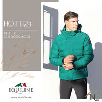 Produktbild von Equiline Herren Thermojacke Conec Reitjacke wasserabweisend Grün