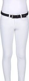 Equiline Jinak Kniegrip Reithose für Mädchen in Weiß – Bild 1 von 3