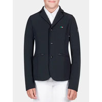 Produktbild von Equiline Jonnyk Reitturnierjacke für Kinder aus Nylon in Blau oder Schwarz für 8-9 Jahre
