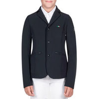 Produktbild von Equiline Jonnyk Reitturnierjacke für Kinder aus Nylon in Schwarz Größe 10/11 Jahre
