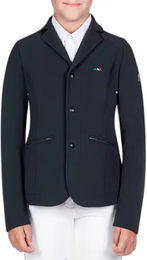Equiline Jonnyk Reitturnierjacke für Kinder in Schwarz – Bild 1 von 8