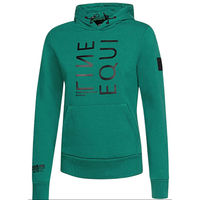 Produktbild von Equiline Kids Fleece Hoodie Clemac Pepper Green