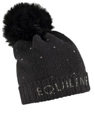 Produktbild von Equiline Mütze Glueg Black für Damen in Schwarz für den Winter