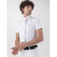 Produktbild von Equiline Niam Turnier-Poloshirt für Herren in Weiß Größe S