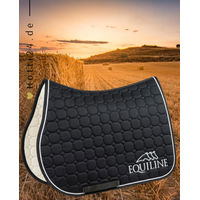 Produktbild von Equiline Pferde Springschabracke Outline Schwarz aus Polyester