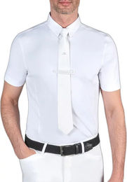 Produktbild von Equiline Polo-Shirt für Reitturniere Herren Weiß XL