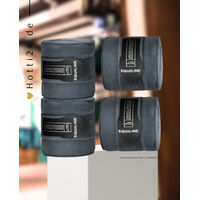 Produktbild von Equiline Polo Wickelbandagen Gamaschen 4er Set Grau