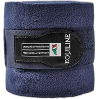 Produktbild von Equiline Poloband Gamaschen für Pferde aus Polyester Blau 4er Pack