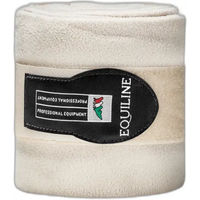 Produktbild von Equiline Polobänder Gamaschen für Pferde aus Polyester in Beige (4er Pack)