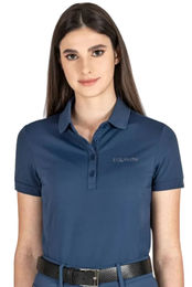 Produktbild von Equiline Poloshirt Evae Damen Diplomatic Blue