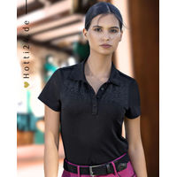 Produktbild von Equiline Poloshirt Gillis Reitshirt für Damen in Schwarz