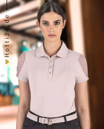 Produktbild von Equiline Poloshirt Giqueg Reitshirt für Damen in Violet Ice