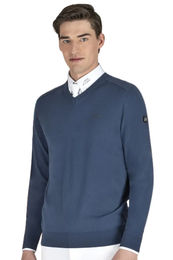 Produktbild von Equiline Pullover Erbele Diplomatic Blue für Herren