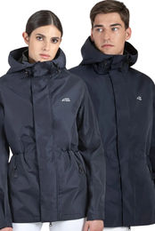 Produktbild von Equiline Regenjacke Rawek Blue wasserdicht Unisex Blau
