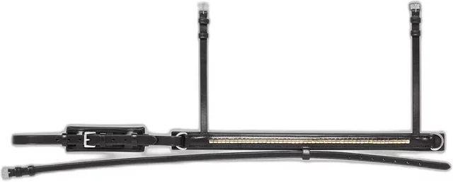 Produktbild von Equiline Reithalfter aus Leder mit goldener Kette in Schwarz oder Braun
