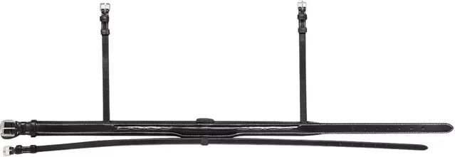 Produktbild von Equiline Reithalfter aus Leder mit Gummieinlage Full in Braun oder Schwarz