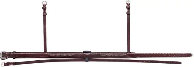 Produktbild von Equiline Reithalfter aus Leder mit herausnehmbarer Gummieinlage für Vollblut