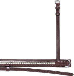 Produktbild von Equiline Reithalfter aus Leder mit Kette in Silber