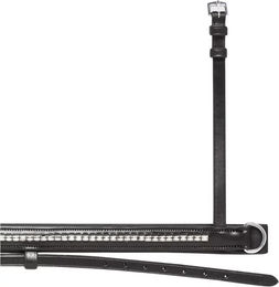 Produktbild von Equiline Reithalfter aus Leder mit Kette in Silber