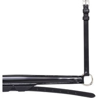 Produktbild von Equiline Reithalfter mit abnehmbarem Mundschutz aus Leder in Schwarz oder Braun