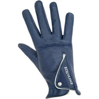 Produktbild von Equiline Reithandschuhe Unisex wasserdicht Blau Taille 8