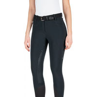 Produktbild von Equiline Reithose Adellek Damen mit hohem Bund Full Grip Schwarz Größe 48 IT