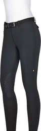 Produktbild von Equiline Reithose Atirk für Damen mit Kniegrip in Schwarz Größe 36 IT ganzjährig