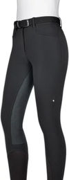 Produktbild von Equiline Reithose aus Öko-Leder für Damen in Schwarz Größe 38 IT ganzjährig nutzbar