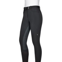 Produktbild von Equiline Reithose aus Öko-Leder für Damen in Schwarz Größe 38 IT ganzjährig nutzbar