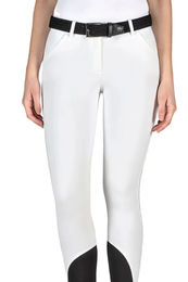 Produktbild von Equiline Reithose Bice KnieGrip für Damen in Weiß aus Baumwolle für den Sommer