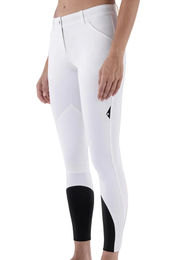 Produktbild von Equiline Reithose Boston KnieGrip für Damen in Weiß aus Baumwolle