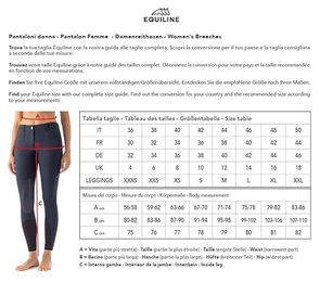 Produktbild von Equiline Reithose CORNEK für Damen mit Knie-Grip in Weiß Größe 44