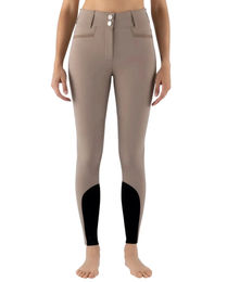 Produktbild von Equiline Reithose Crystalek KnieGrip für Damen in Taupe/Beige