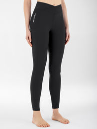 Produktbild von Equiline Reithose Damen Schwarz mit Knie-Grip